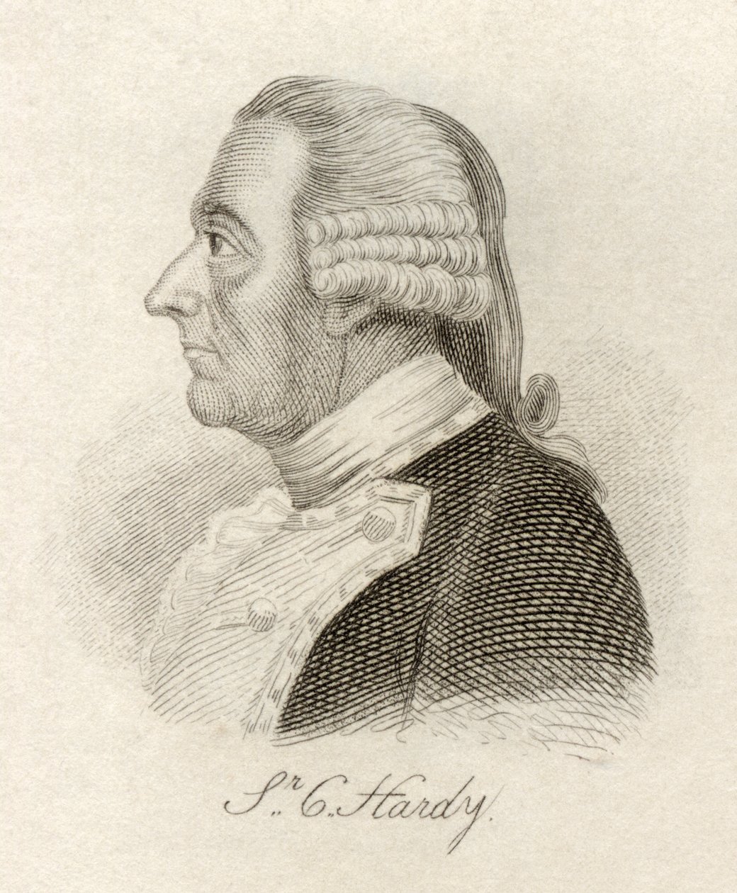 Sir Charles Hardy, z „Crabb