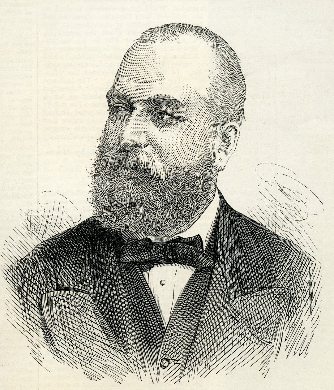 Sir Francis Philip Cunliffe-Owen (1828-94) z The Illustrated London News 8. listopadu 1873 od English School
