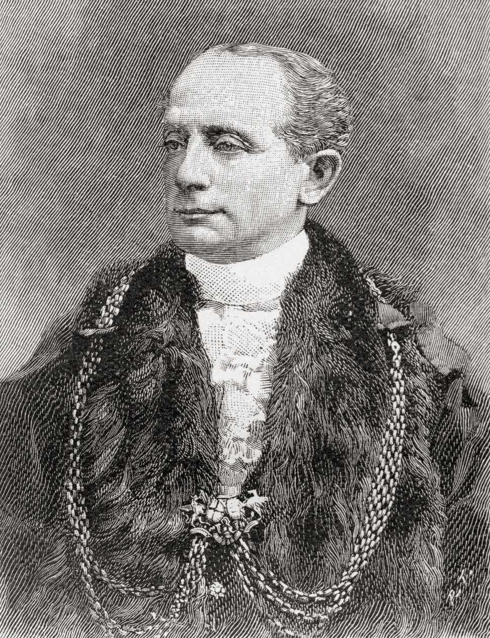 Sir George Faudel Faudel-Phillips od English School