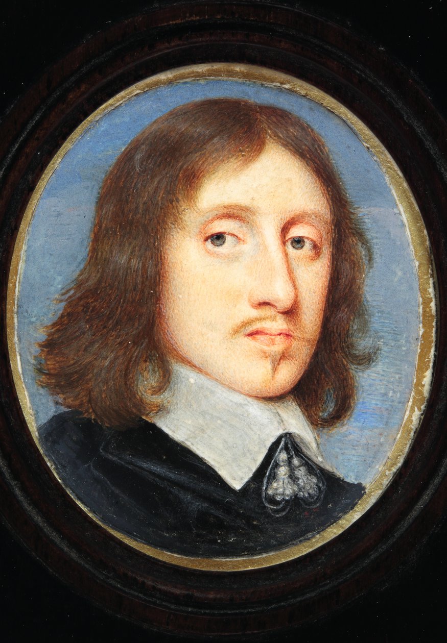 Sir Henry Vane The Younger (akvarel na pergamenu) od English School