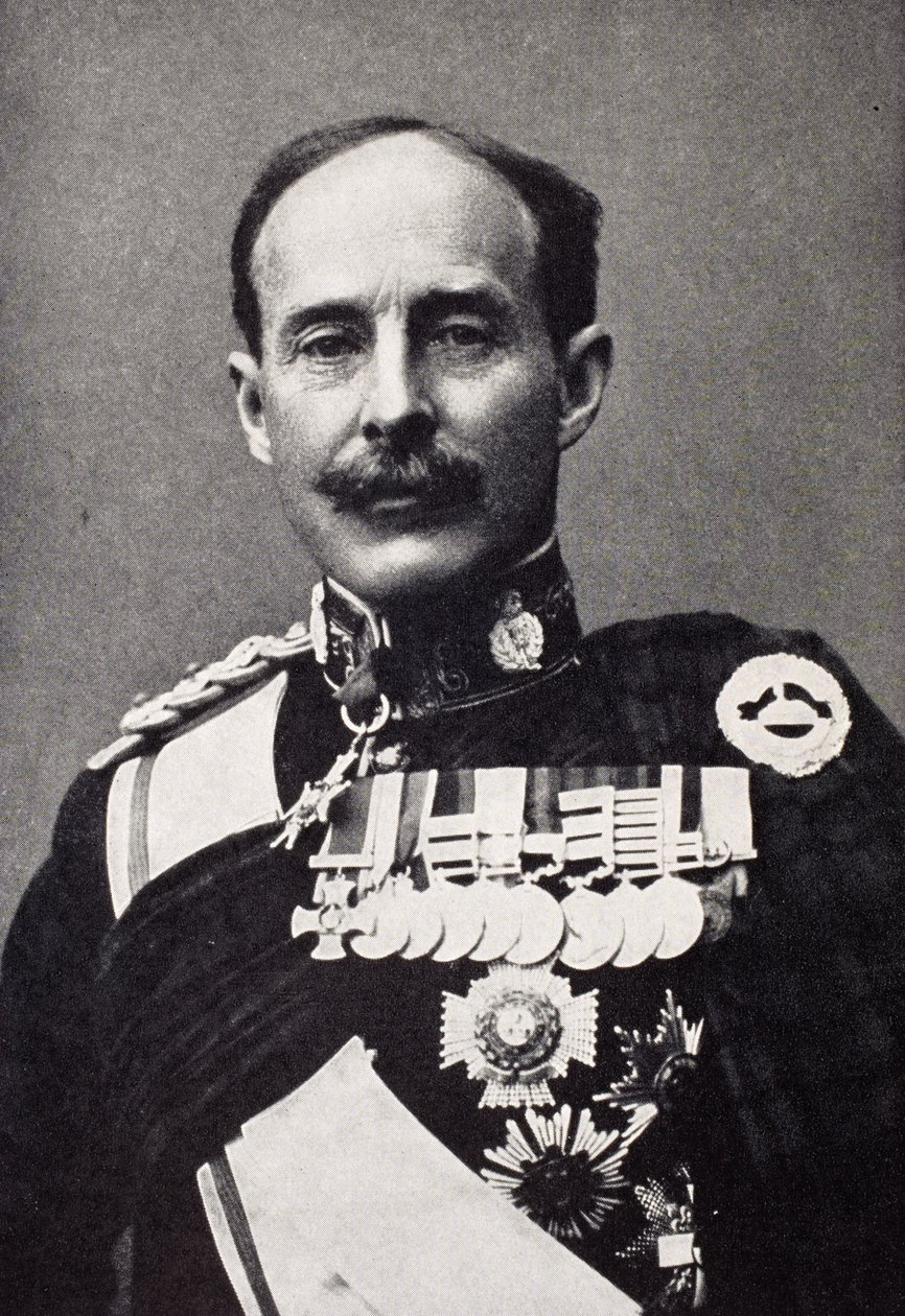 Sir Ian Standish Monteith Hamilton jako plukovník, z „A Roving Commission by Winston S. Churchill“, vydané nakladatelstvím Scribner
