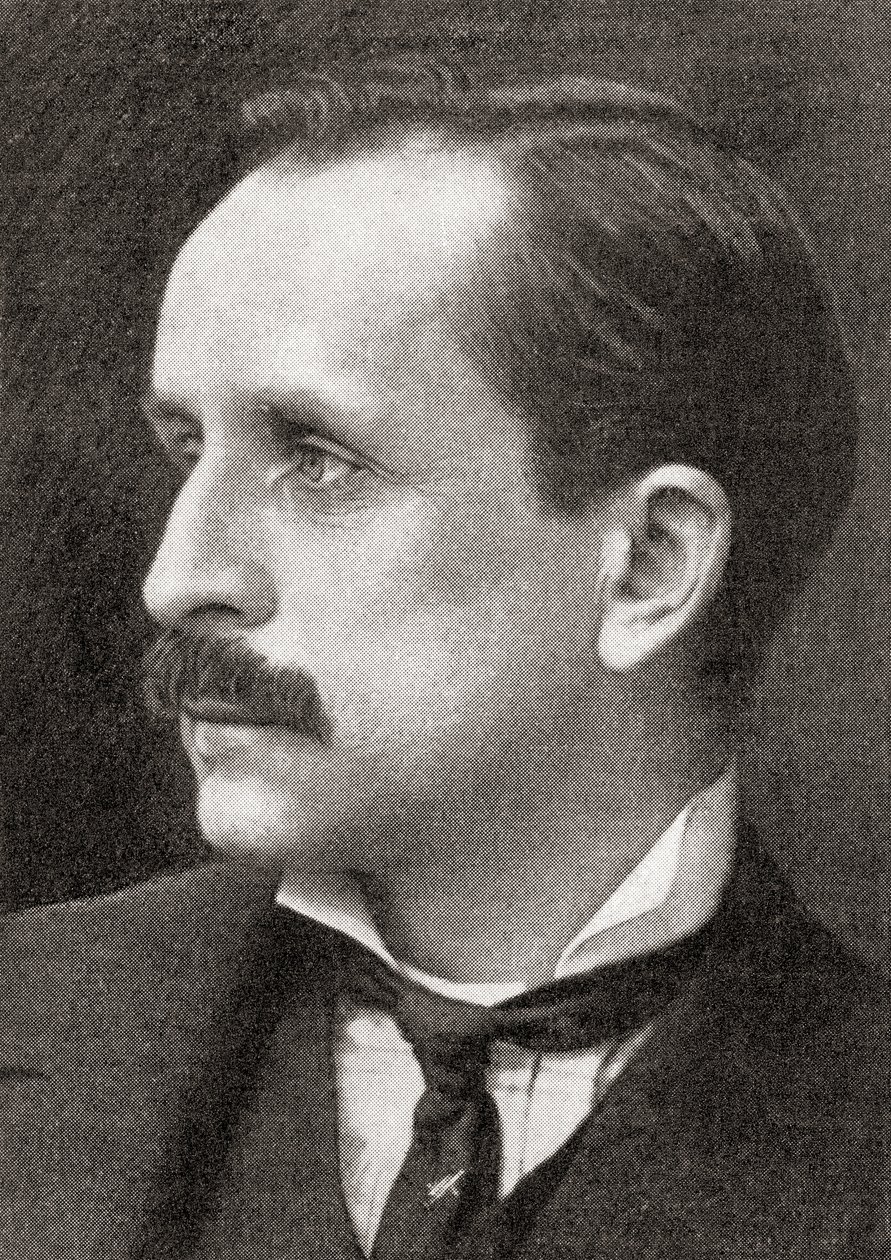 Sir James Matthew Barrie z časopisu The World and His Wife, vydaného v roce 1907 od English School