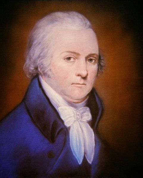 Sir John Johnson (pastel na papíře) od English School