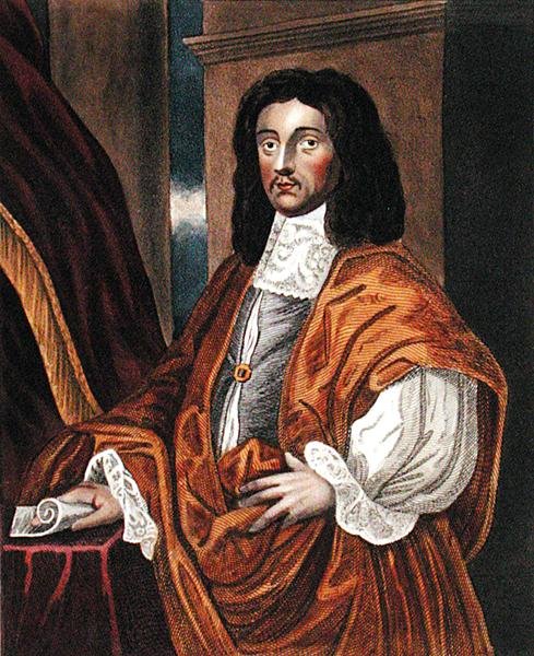 Sir Joseph Williamson (1633-1701), po malbě v Bodleian Gallery od English School