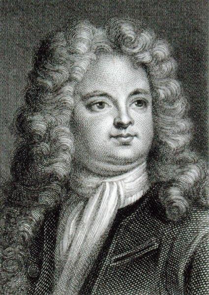 Sir Richard Steele (1672-1729) (rytina) od English School