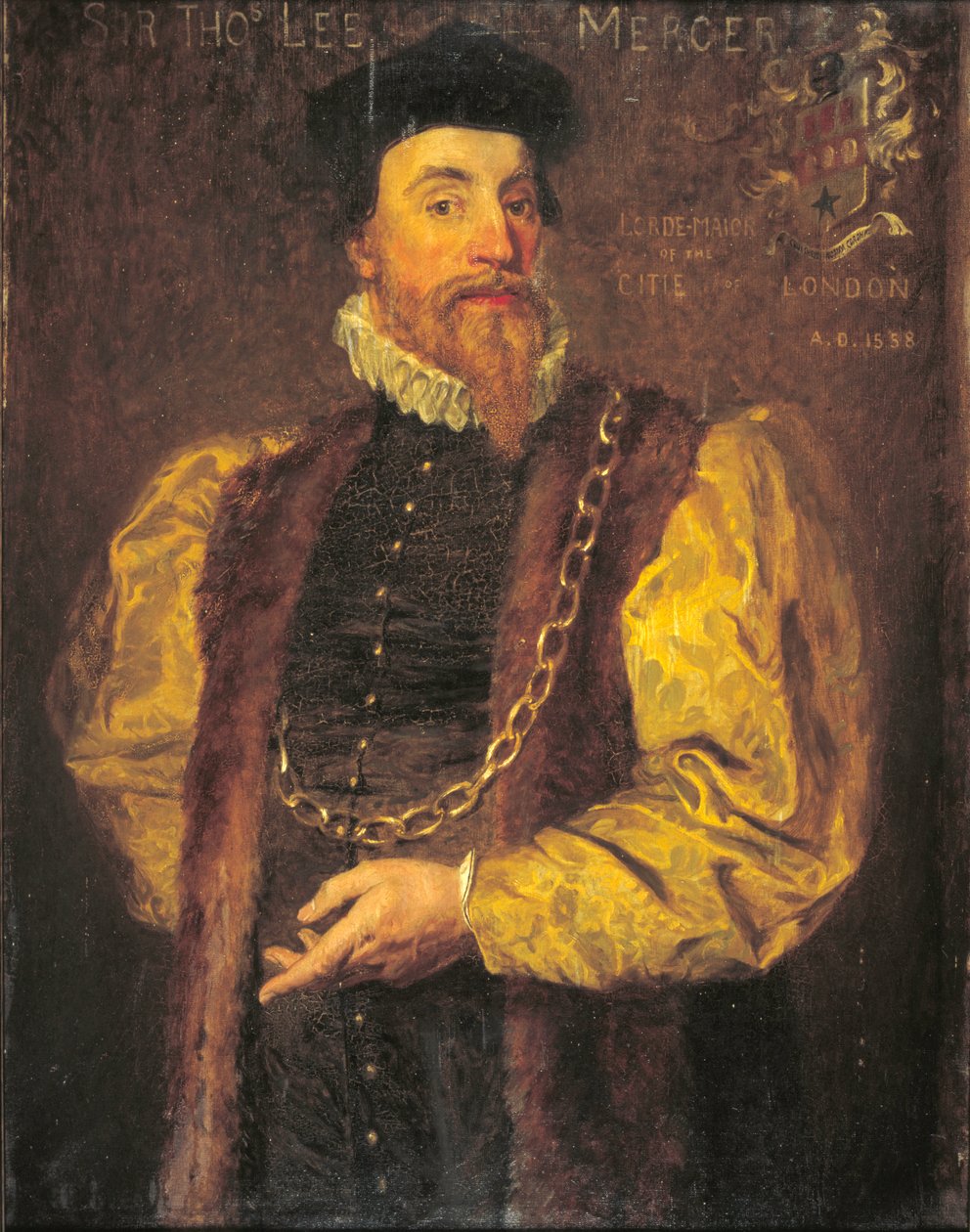 Sir Thomas Leigh, 1558 od English School