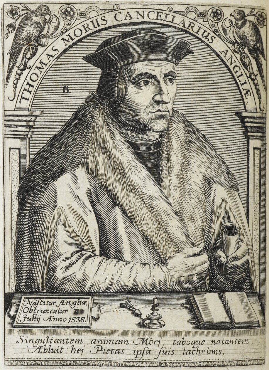 Sir Thomas More, svatý, ilustrace z 