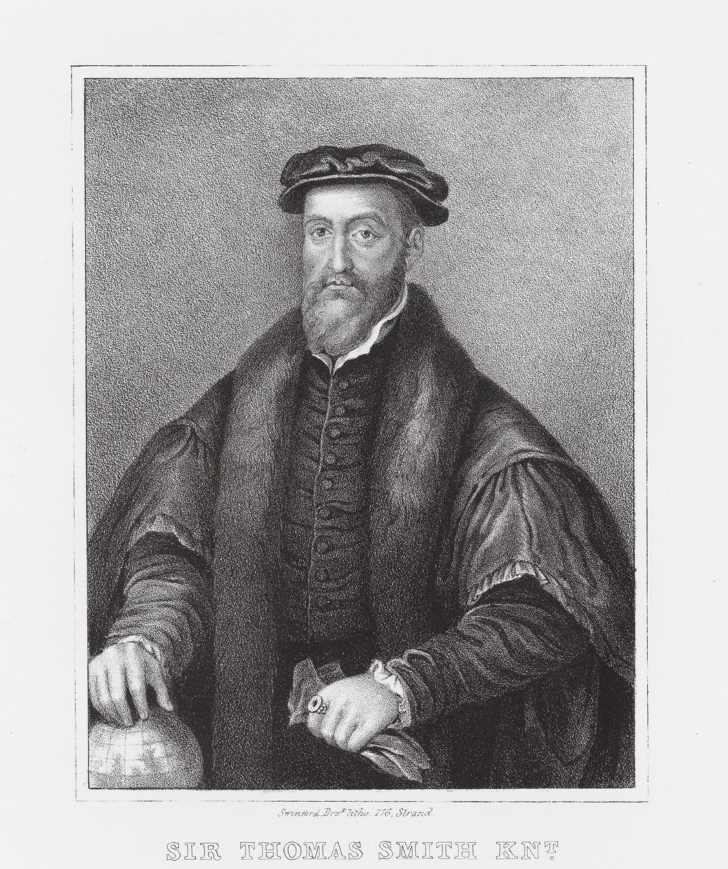 Sir Thomas Smith KNT (rytina) od English School