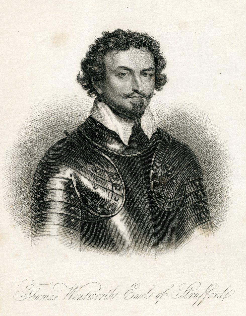 Sir Thomas Wentworth, první hrabě ze Straffordu (1593-1641) od English School