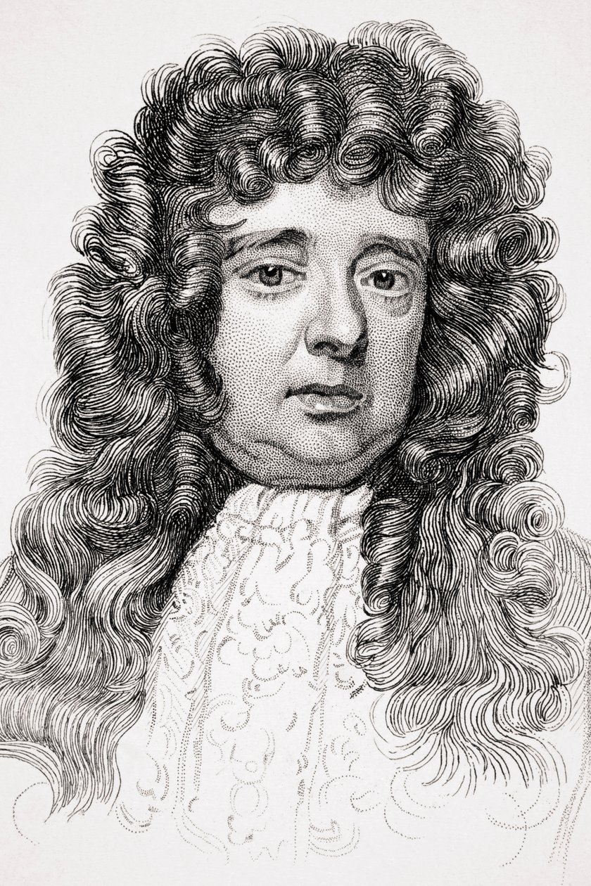 Sir William Petty, z knihy Old Englands Worthies od lorda Broughama a dalších, vydáno Londýn, cca 80. léta 19. století. od English School