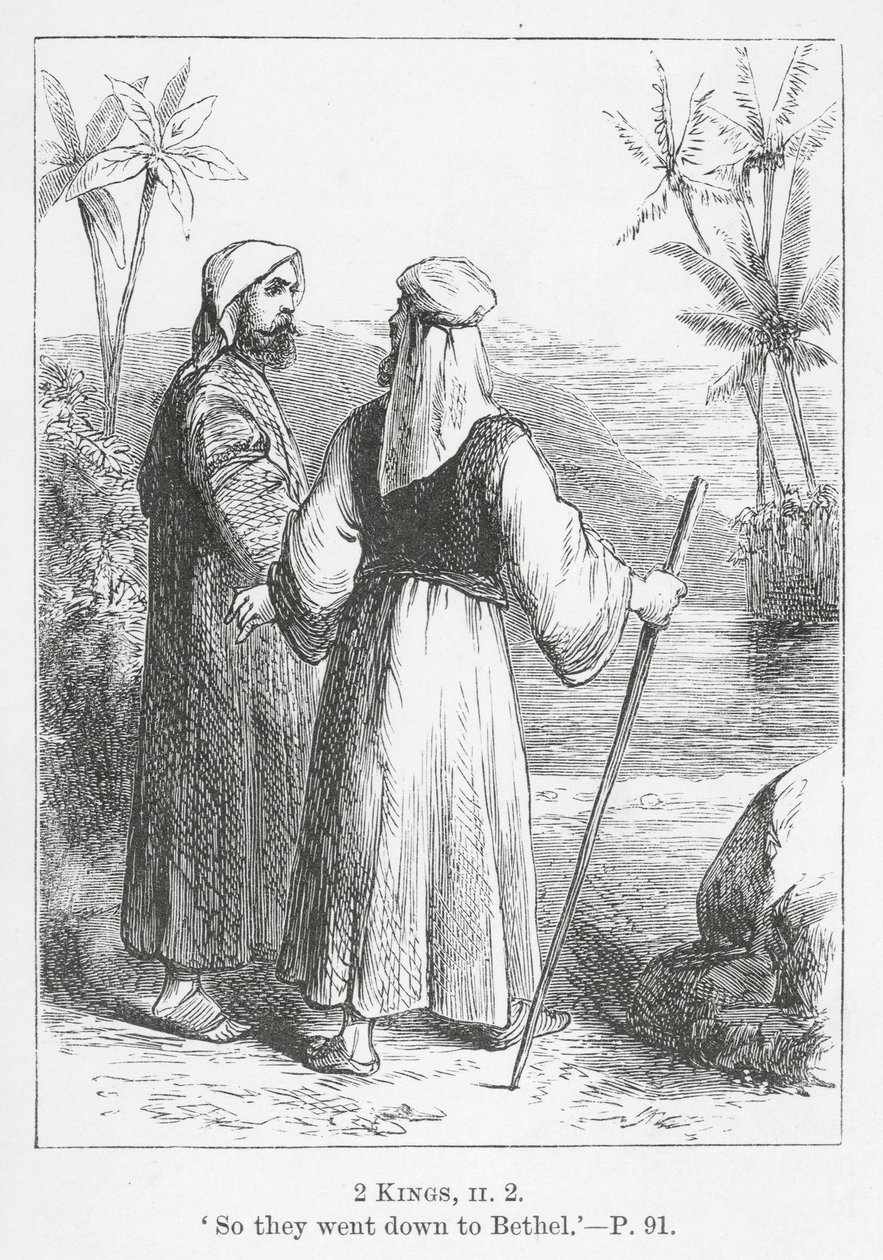 "A tak sestoupili do Betelu" (rytina) od English School