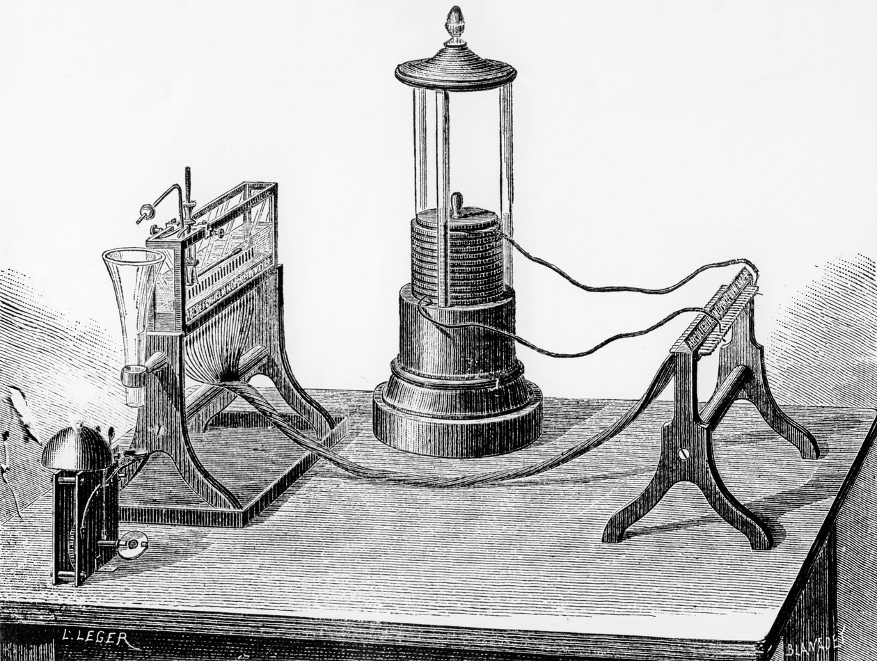 Soemmerings Perfected Telegraph, 1883 od English School