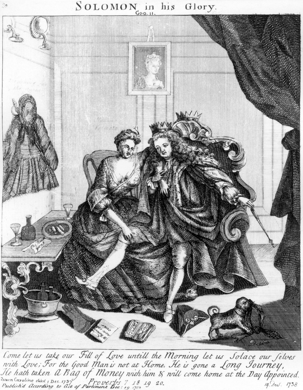Solomon in his Glory, circa 1738 od English School