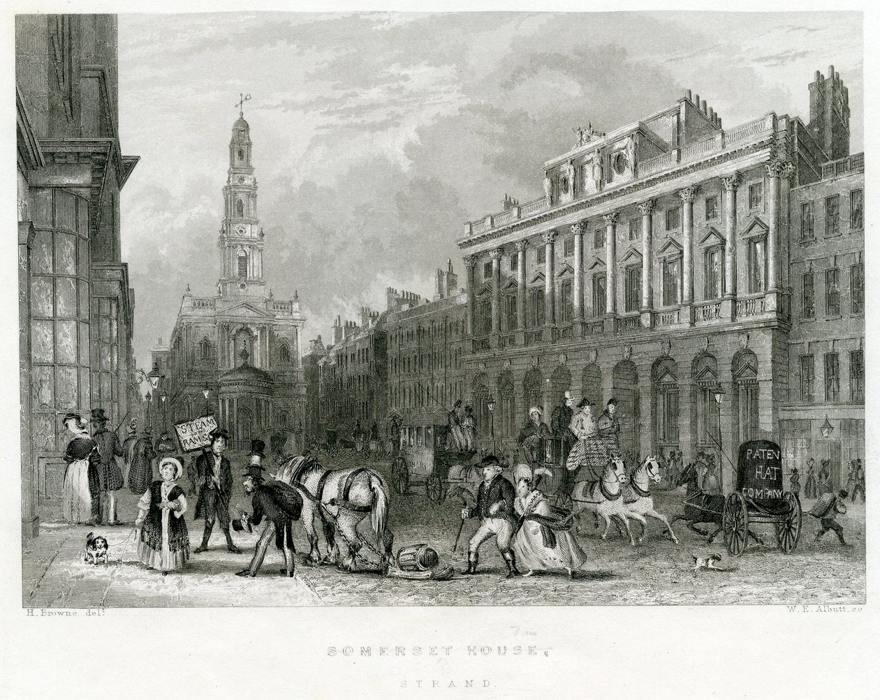 Somerset House, Strand od English School