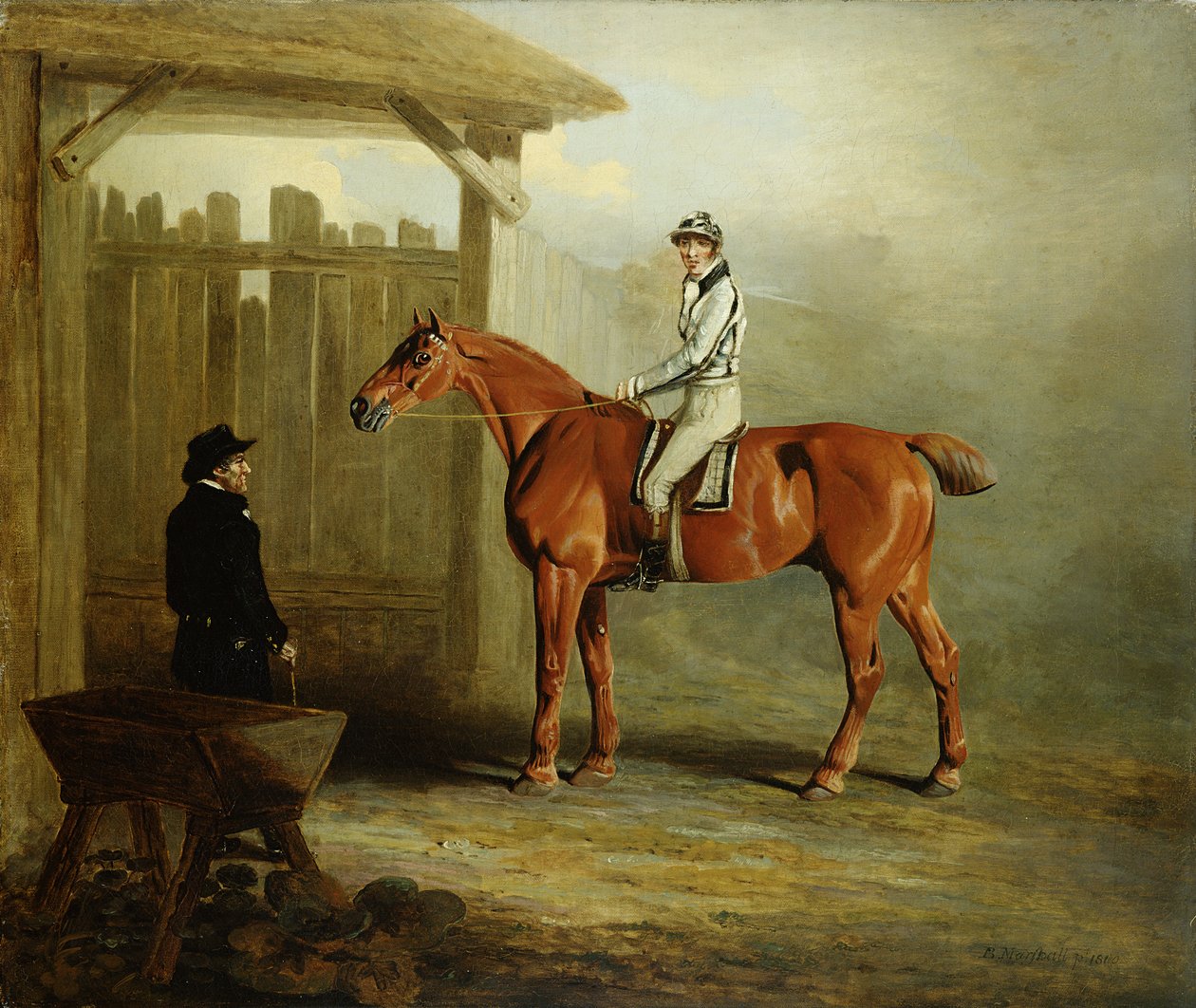 Věštec, vítěz St. Leger 1811 (olej na plátně) od English School