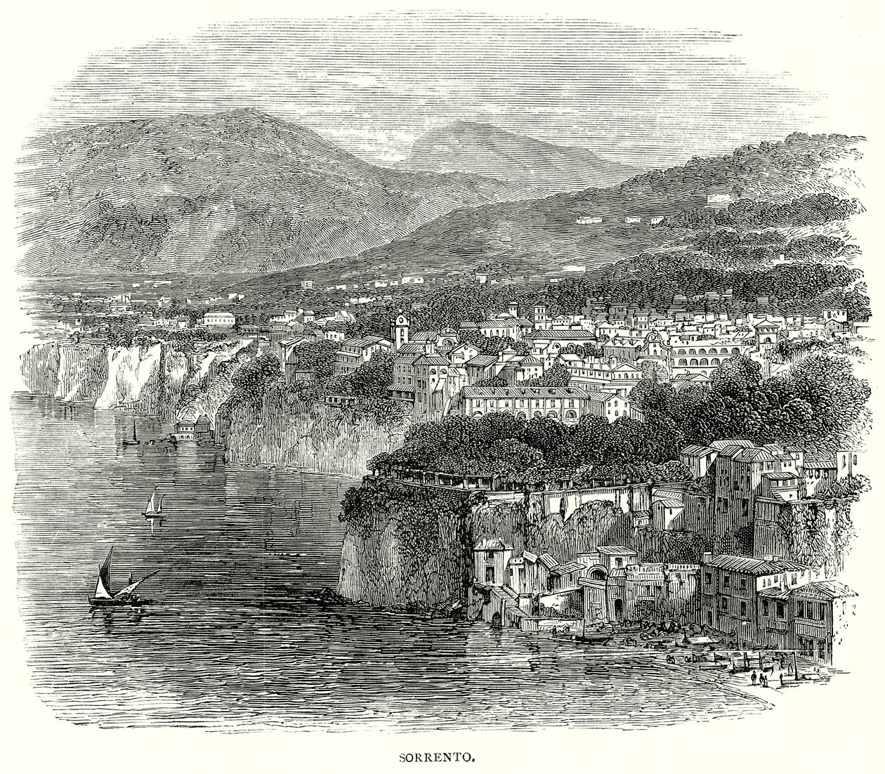 Sorrento (rytina) od English School