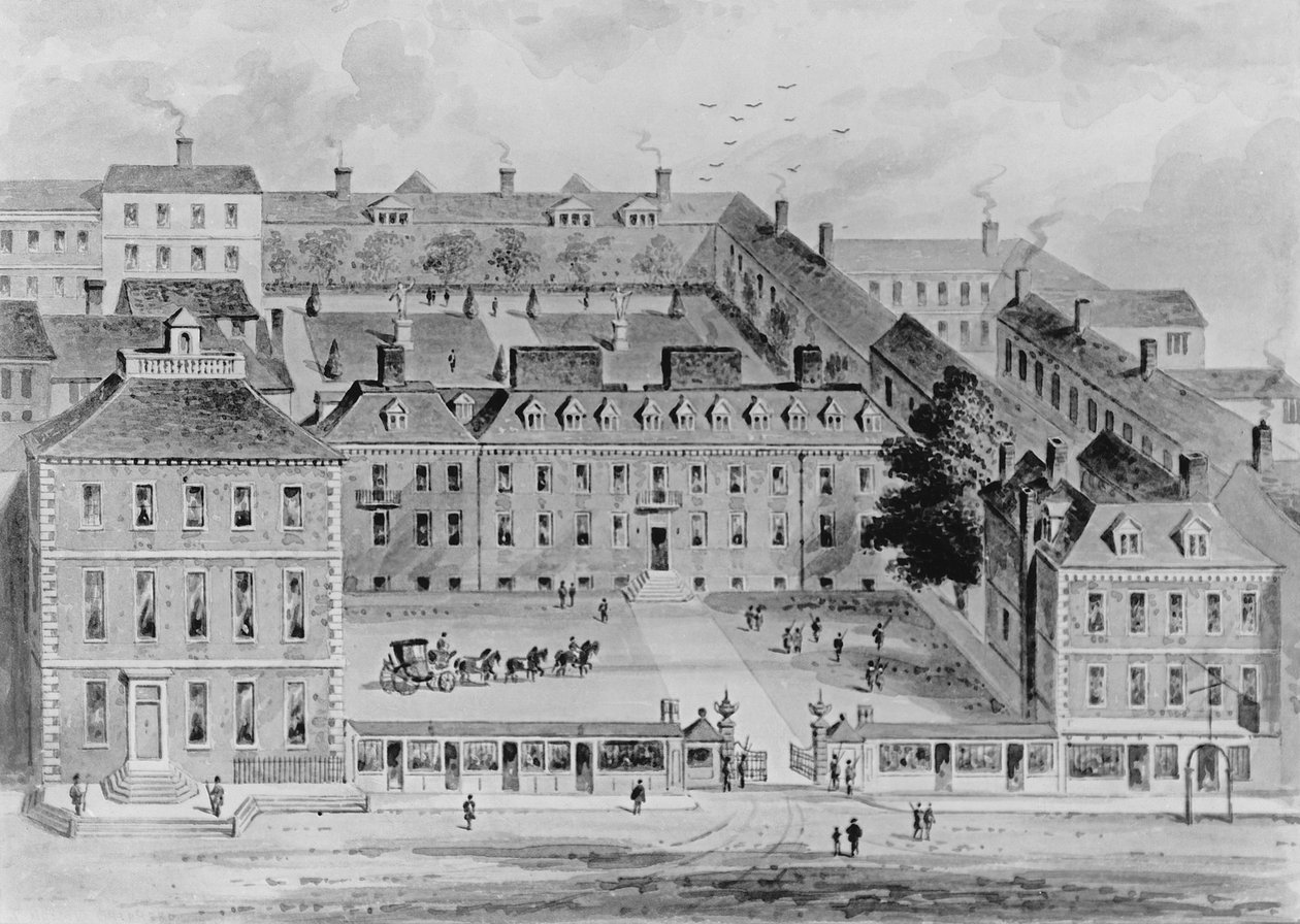 South Front of Leicester House, c.1720 od English School