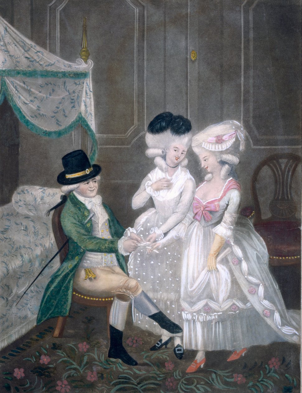 Sr. Timothy Thicketts první kotouč do Londýna, nebo, místo Krásek králů, losování o --, 1781 od English School