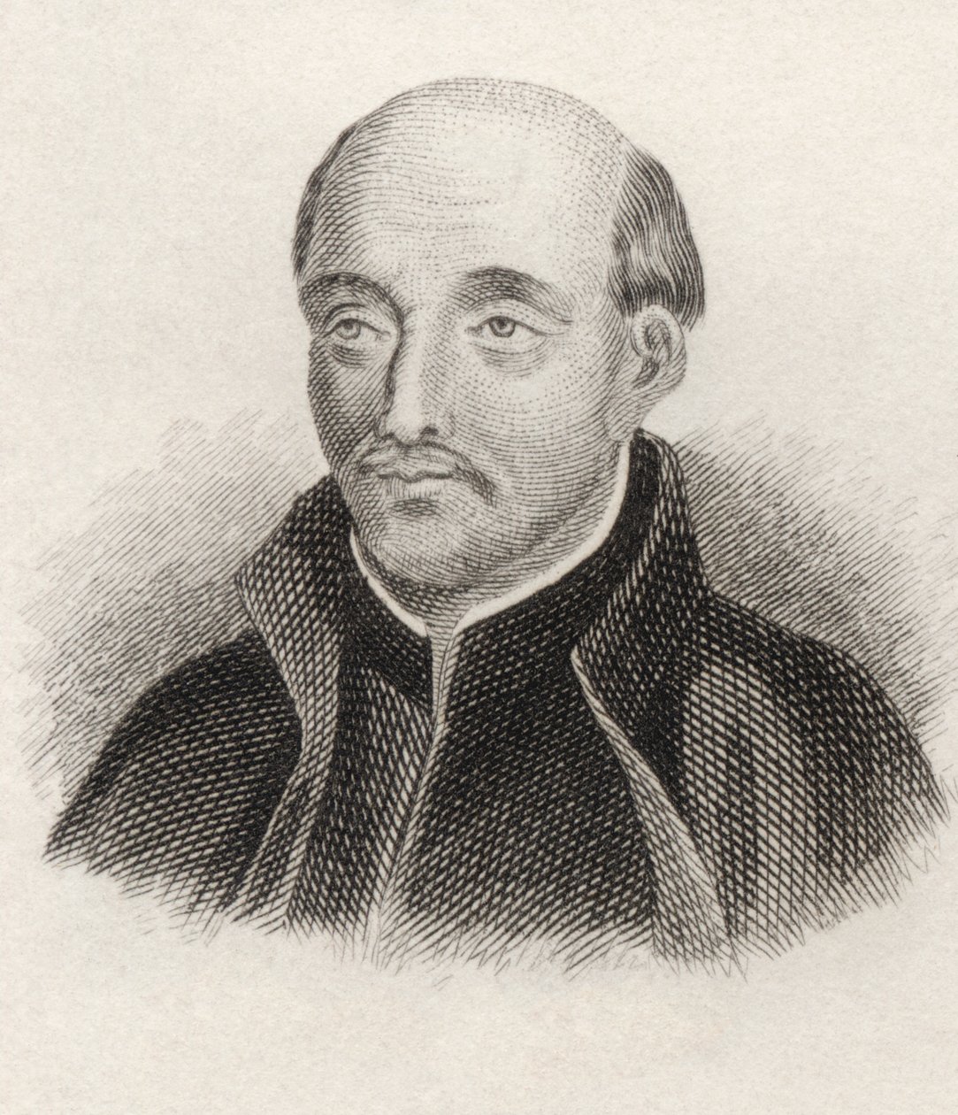 Svatý Ignác z Loyoly, z „Crabbes Historical Dictionary“, vydaného v roce 1825 od English School