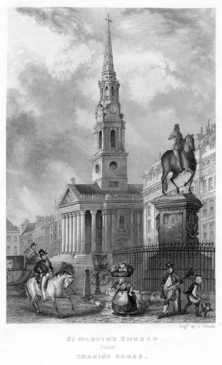 Kostel sv. Martina z Charing Cross, 1837 od English School
