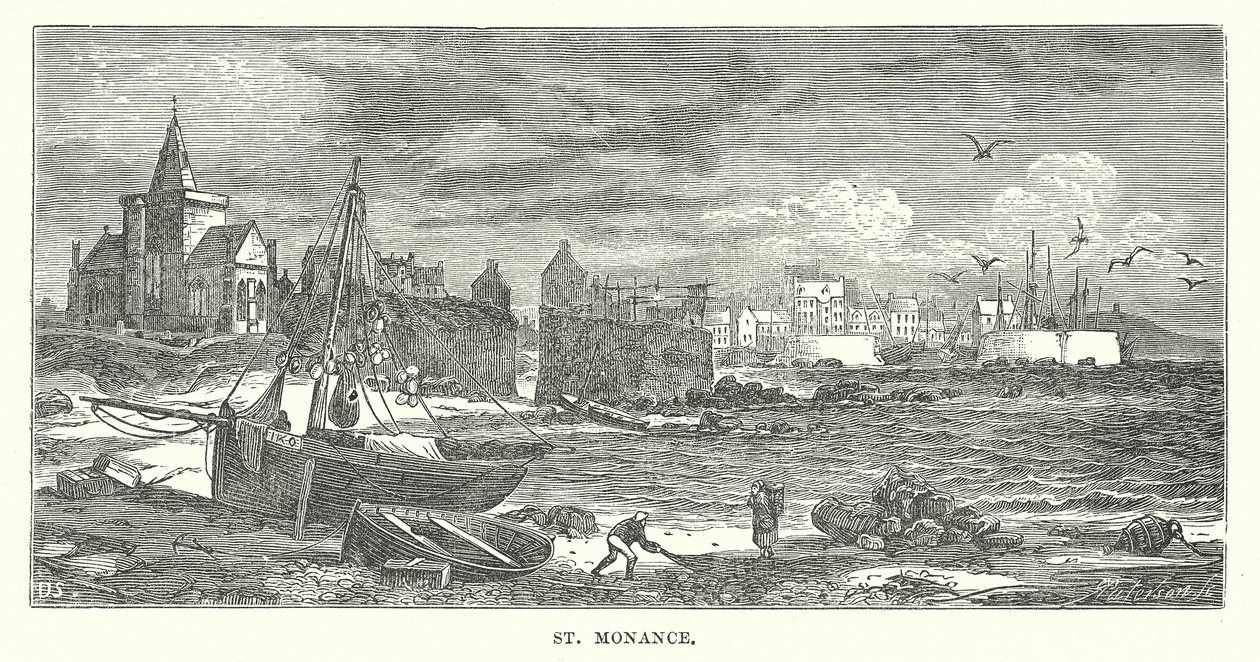St Monance (rytina) od English School