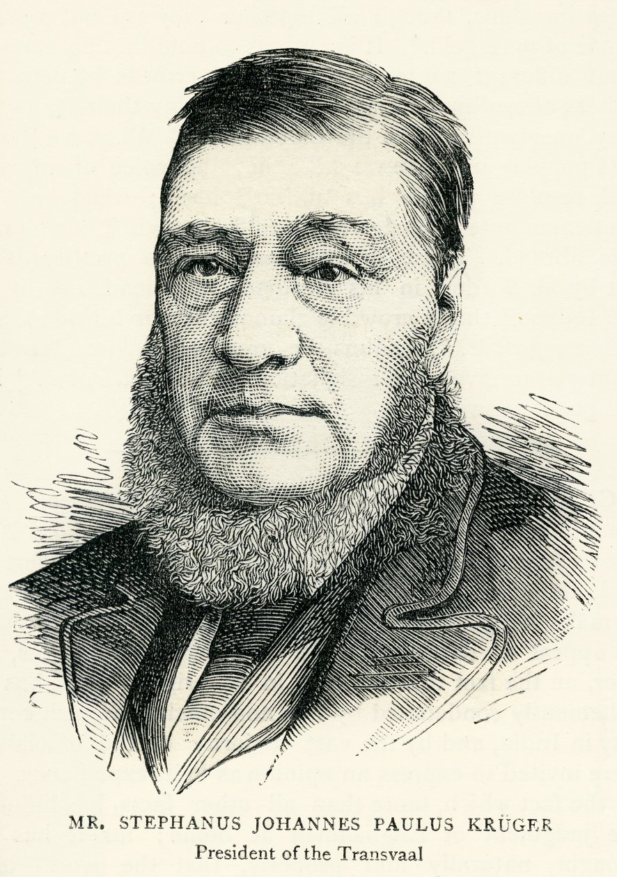 Stephanus Johannes Paulus Kruger (1825-1904) Ilustrace pro Grafiku od English School