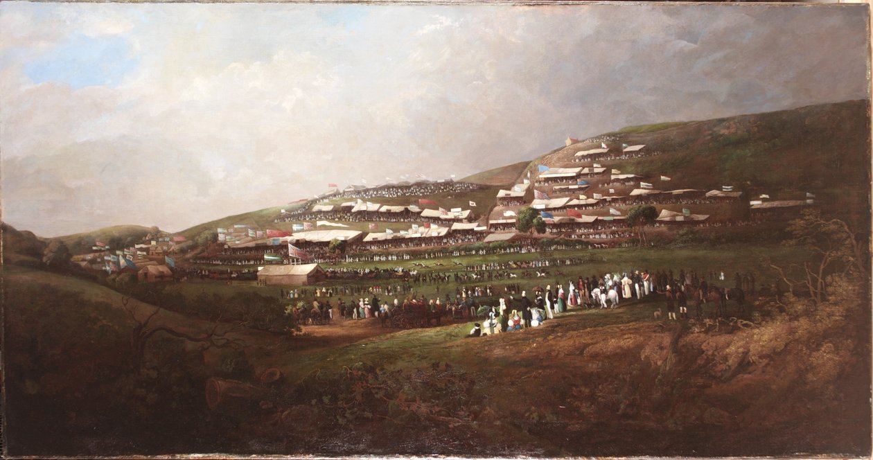 Sunderland, Závody v Tunstall Hope, asi 1835-40 (olej na plátně) od English School