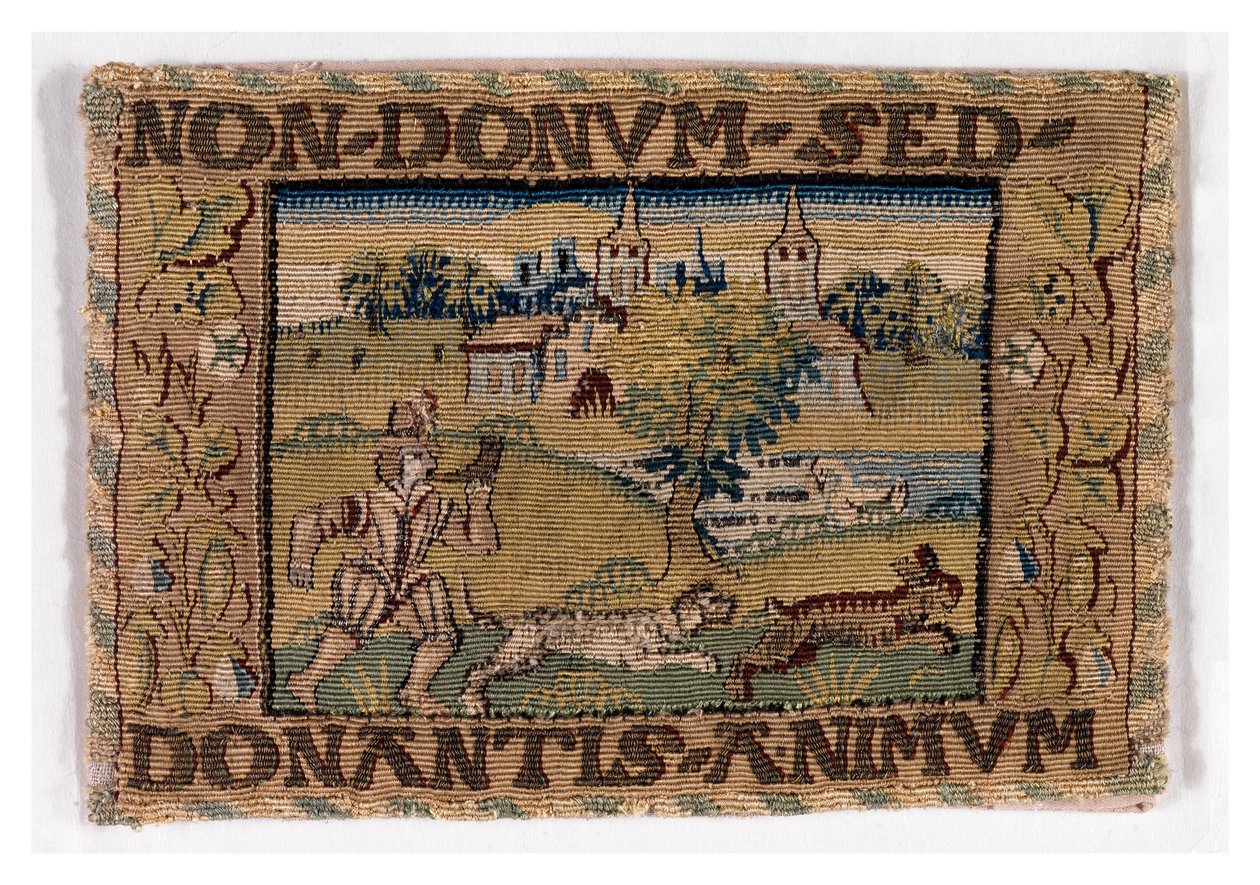 Tapiserie znázorňující loveckou scénu, možná vyrobena v Sheldonu, Anglie, kolem 1600-25 (vlna) od English School