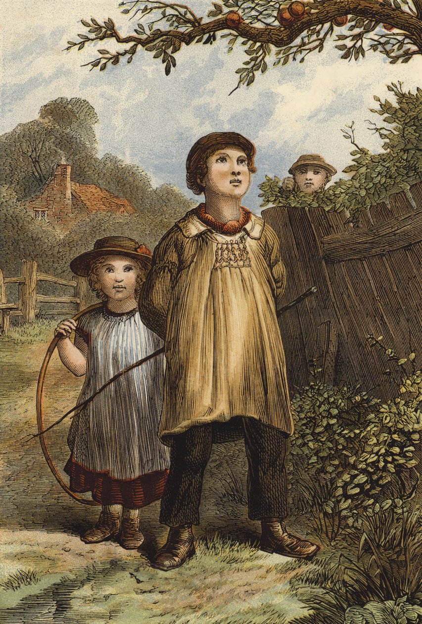 Pokušení (barevná litografie) od English School