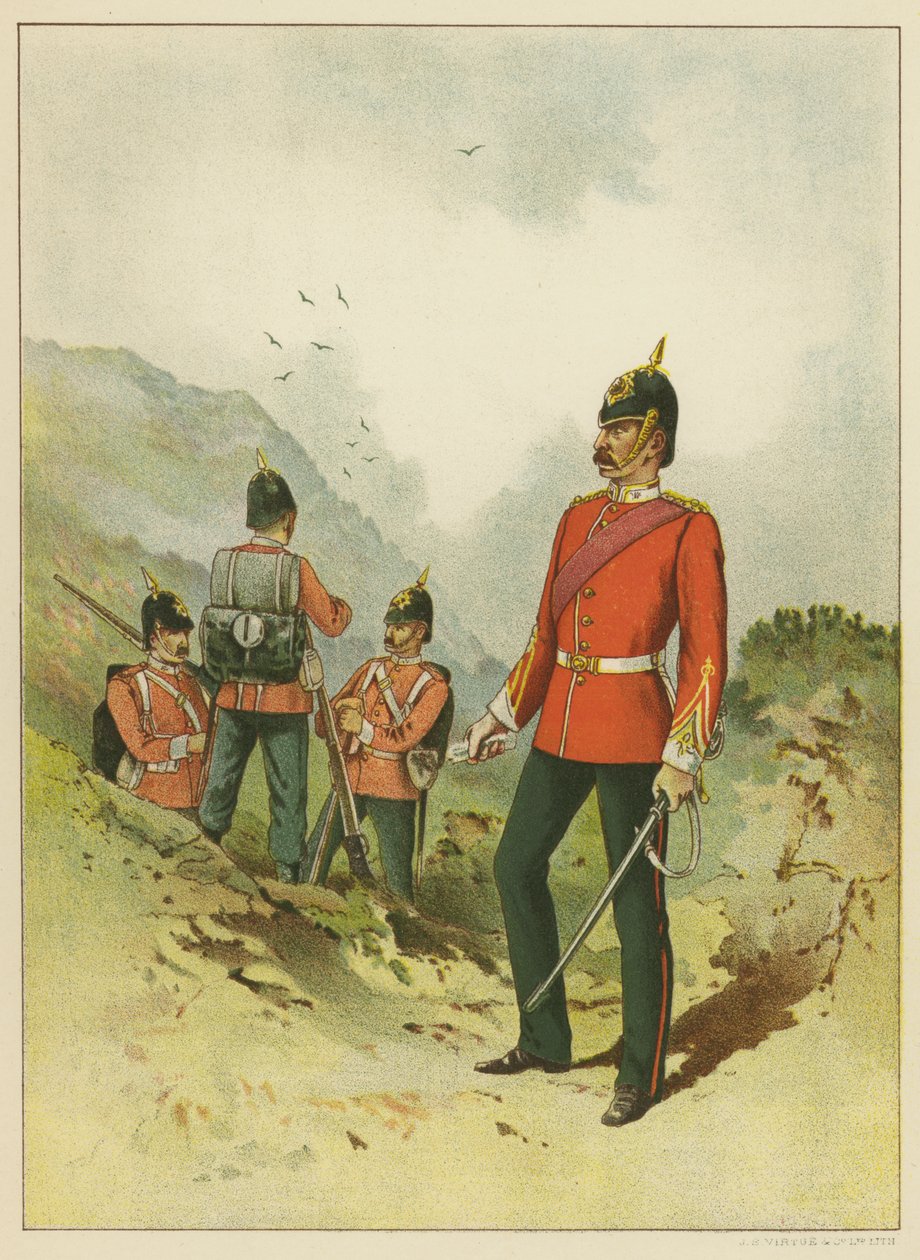 The 15th, East Yorkshire (barevná litografie) od English School