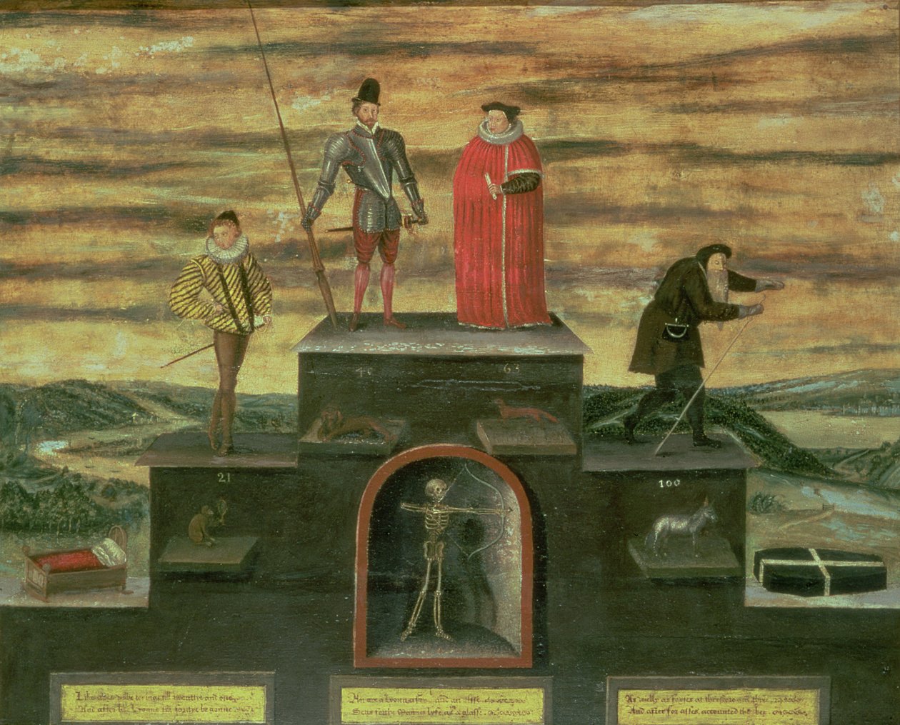 Věk člověka, konec 16. století od English School