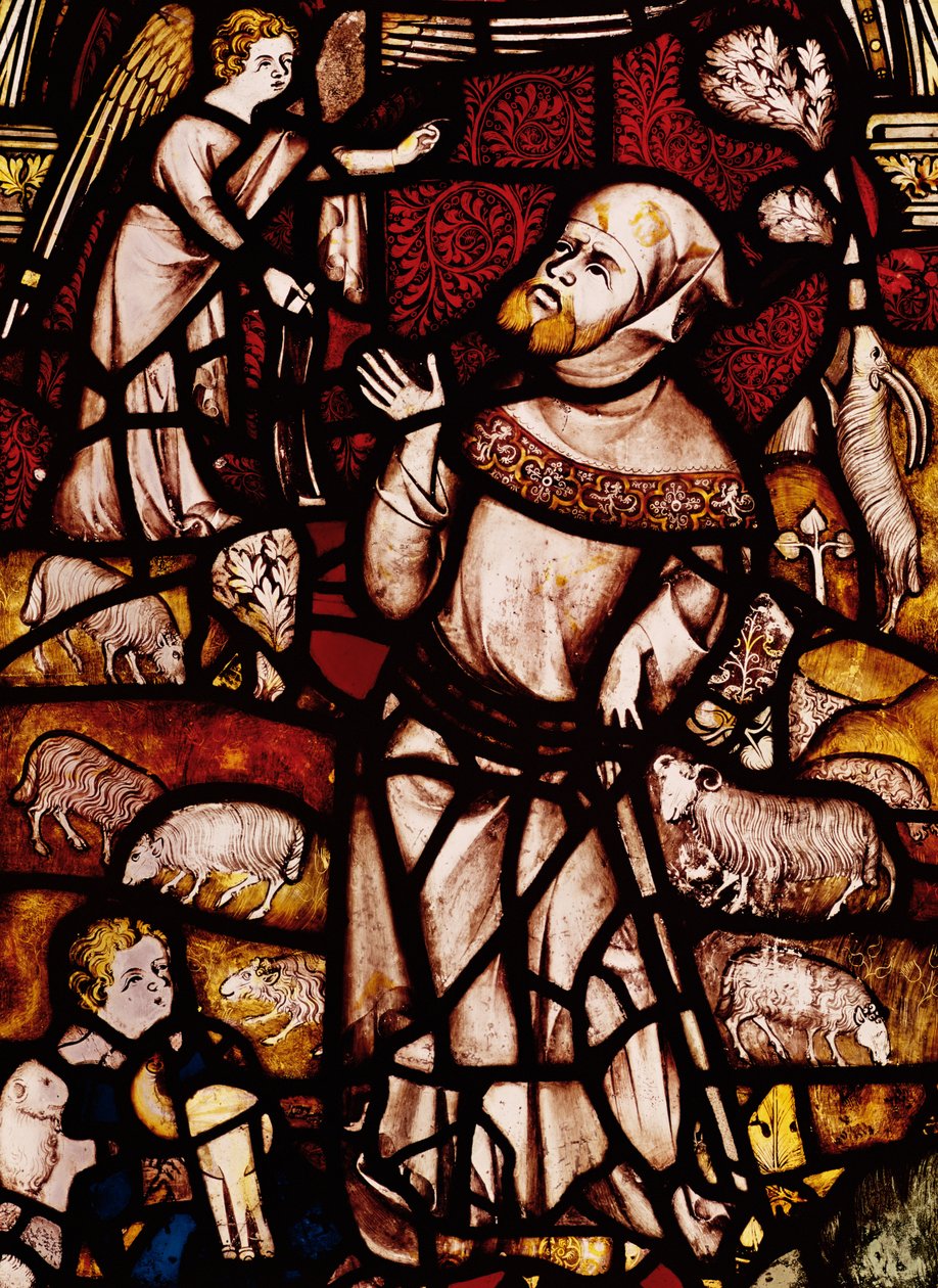 Zvěstování Joachimovi, 1340-50 od English School