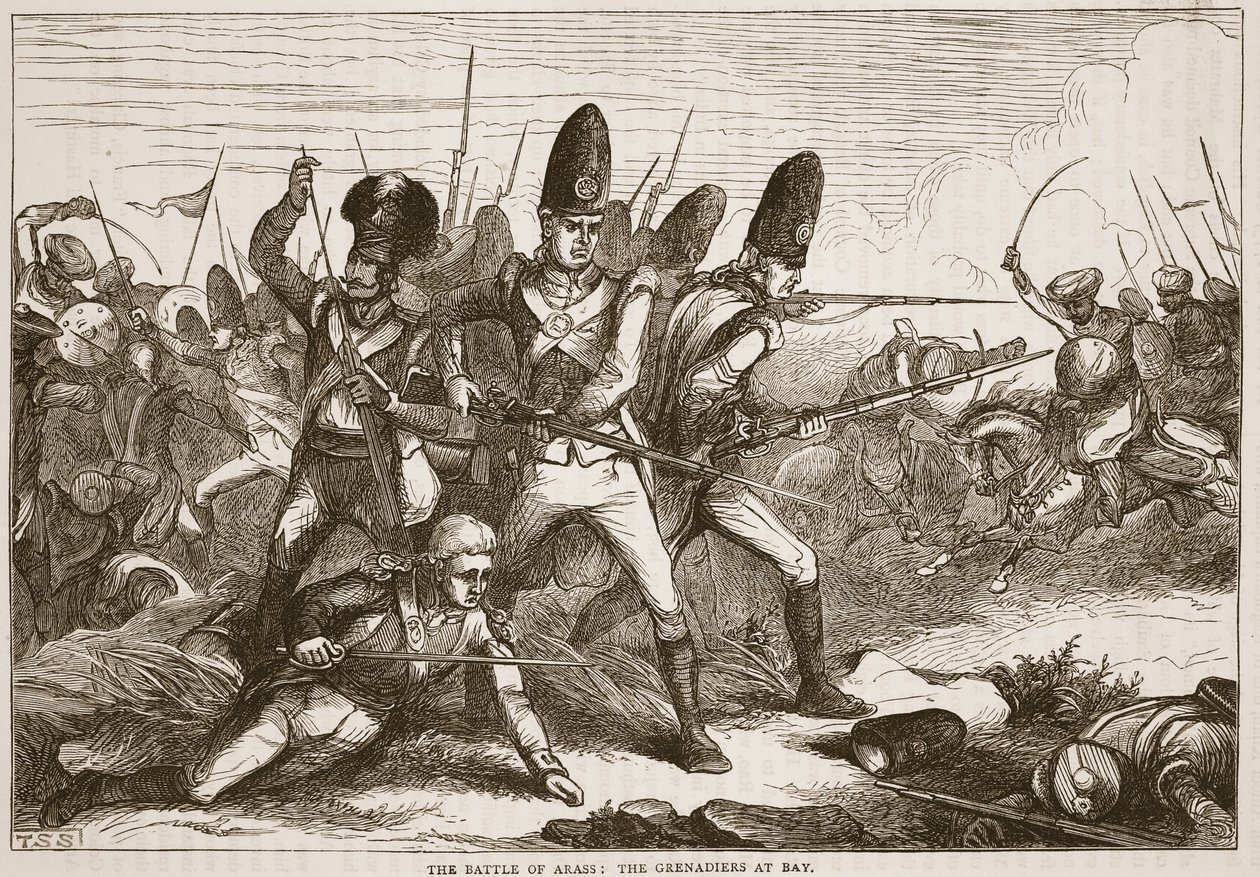 Bitva o Arras: Grenadiers at bay, ilustrace z Cassell