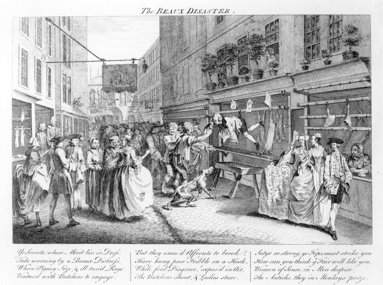 Beauxova katastrofa, 1747 od English School