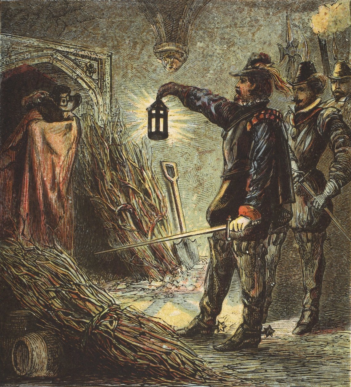The Capture of Guy Fawkes, hospoda. 1890 od English School
