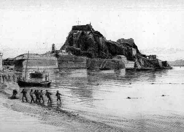Citadela, Korfu, Řecko, z 