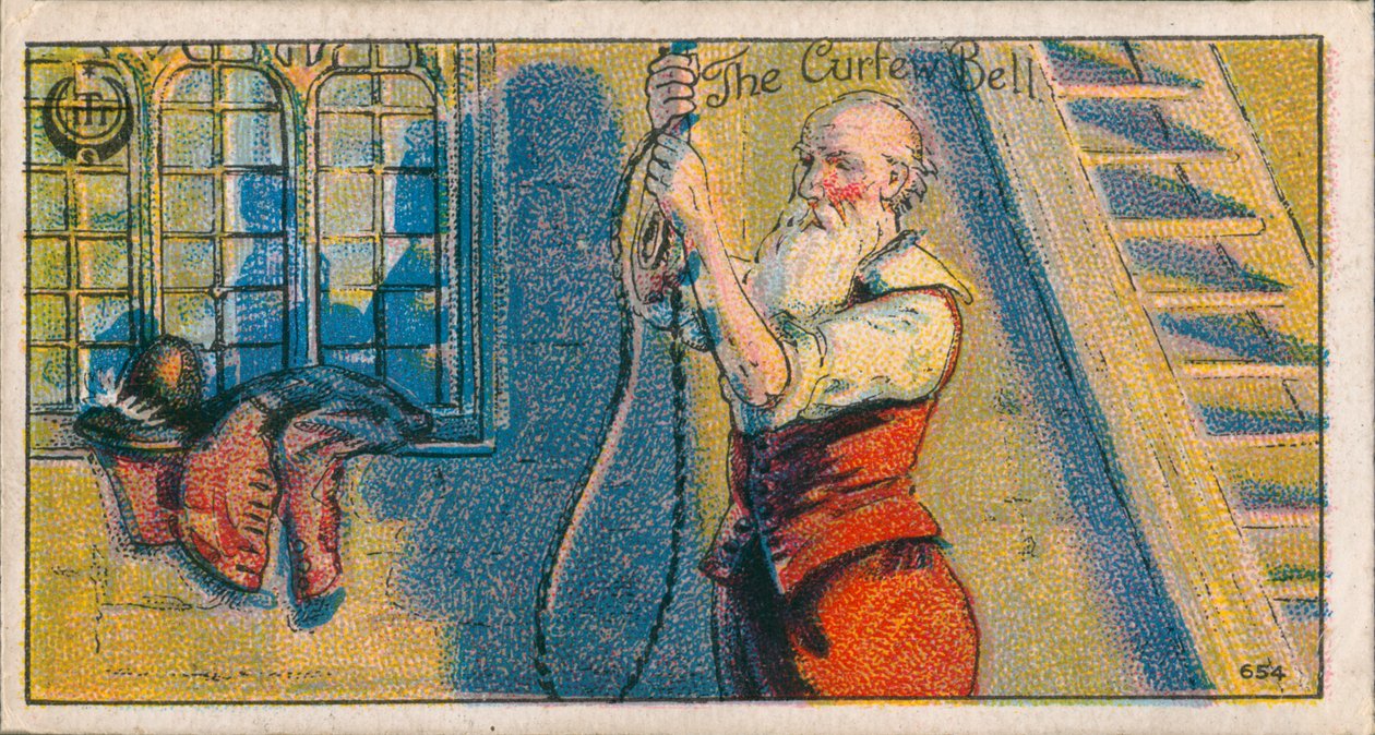 Zvonek s večerkou (chromolit) od English School