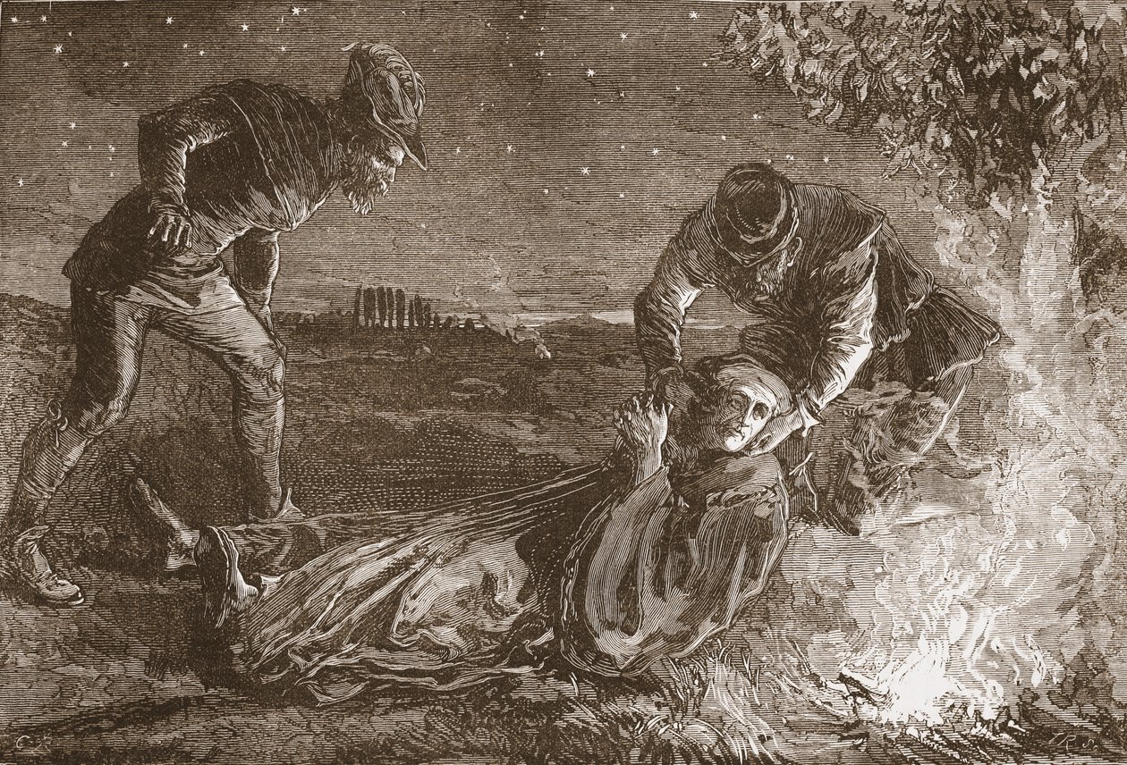 The Death of Zwingle, ilustrace z 