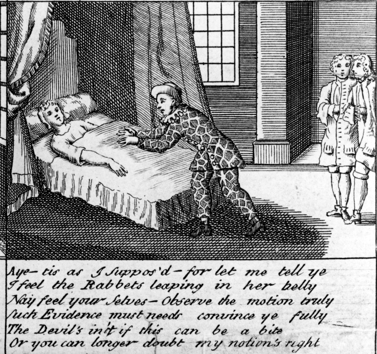 Doktor v práci, nebo New Whim Wham z Guildfordu, c.1726 od English School