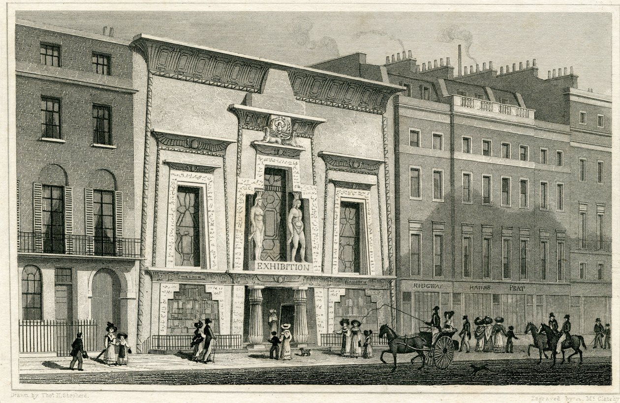 Egyptský sál, Piccadilly od English School