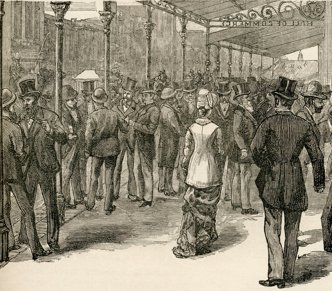 The Exchange at the Hall of Commerce, Collins Street, Melbourne, z 