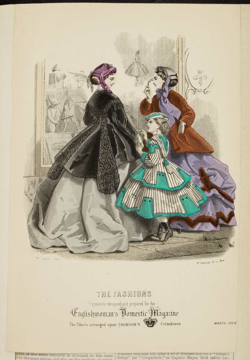 The Fashions, z časopisu The Englishwoman