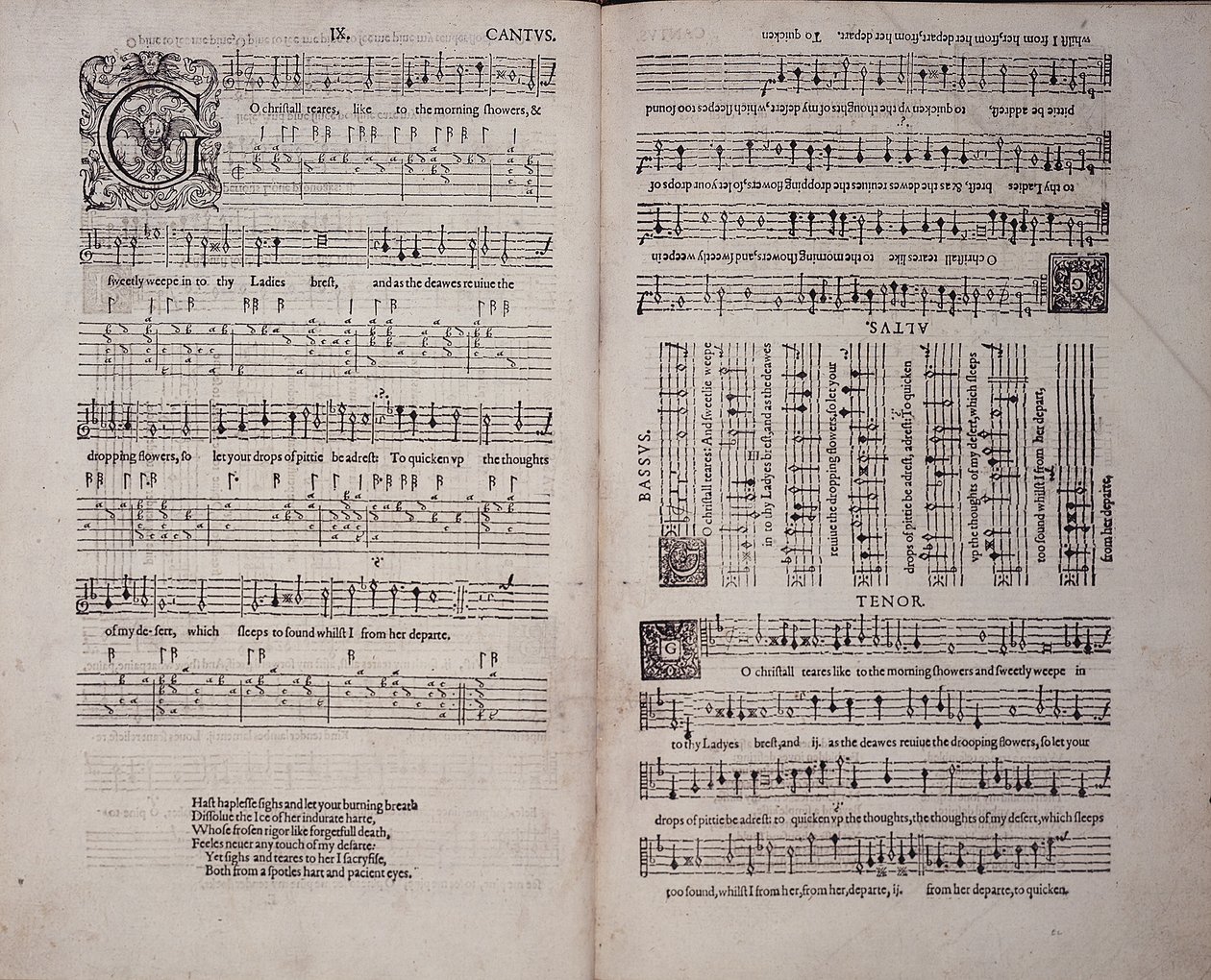 The First Booke of Songes nebo Ayres, John Dowland (1563-1626) 1597 (tisk) od English School