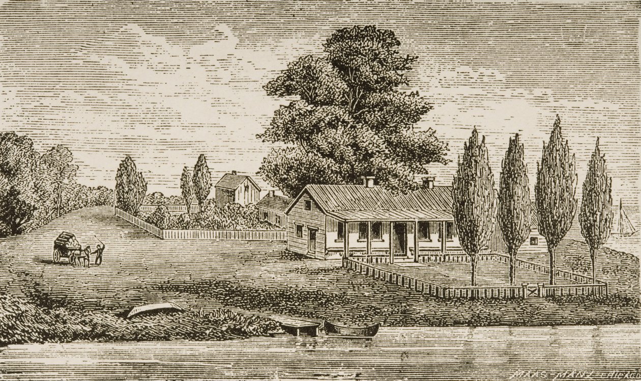 The First House to be Build by Mackinzie, Chicago, from 