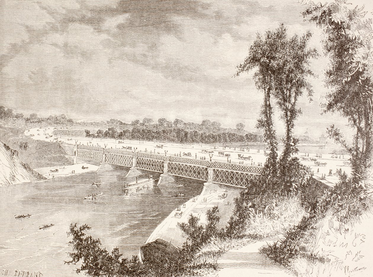 Girard Pointin silta (litho) od English School