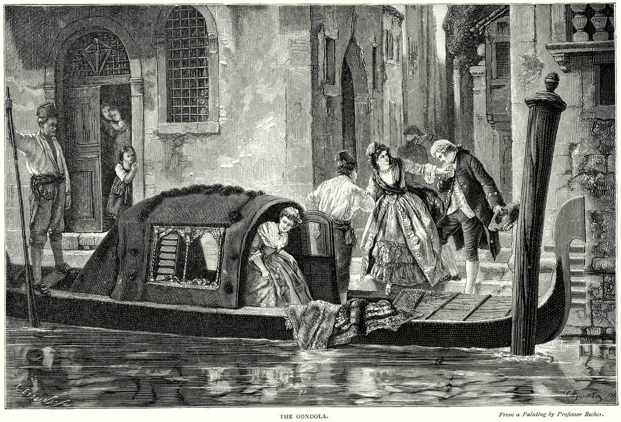 Gondola (rytina) od English School