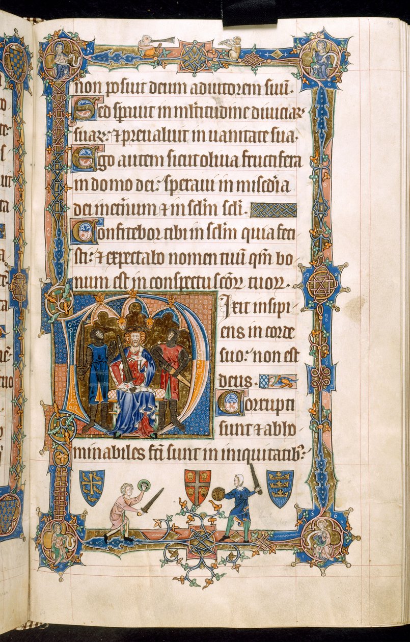 Gorlestonský žaltář, přidejte MS 49622 f.69r od English School