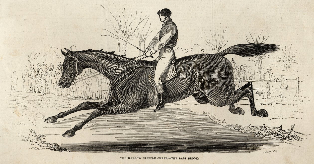 The Harrow Steeple Chase: The Last Brook, z 