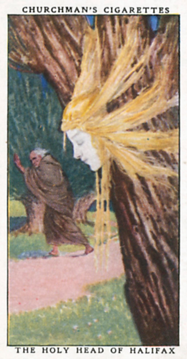 Svatá hlava Halifaxu (barevná litografie) od English School