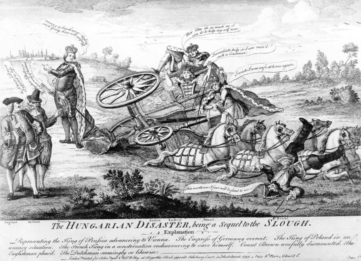 Maďarská katastrofa, která je pokračováním Slough, 1757 od English School